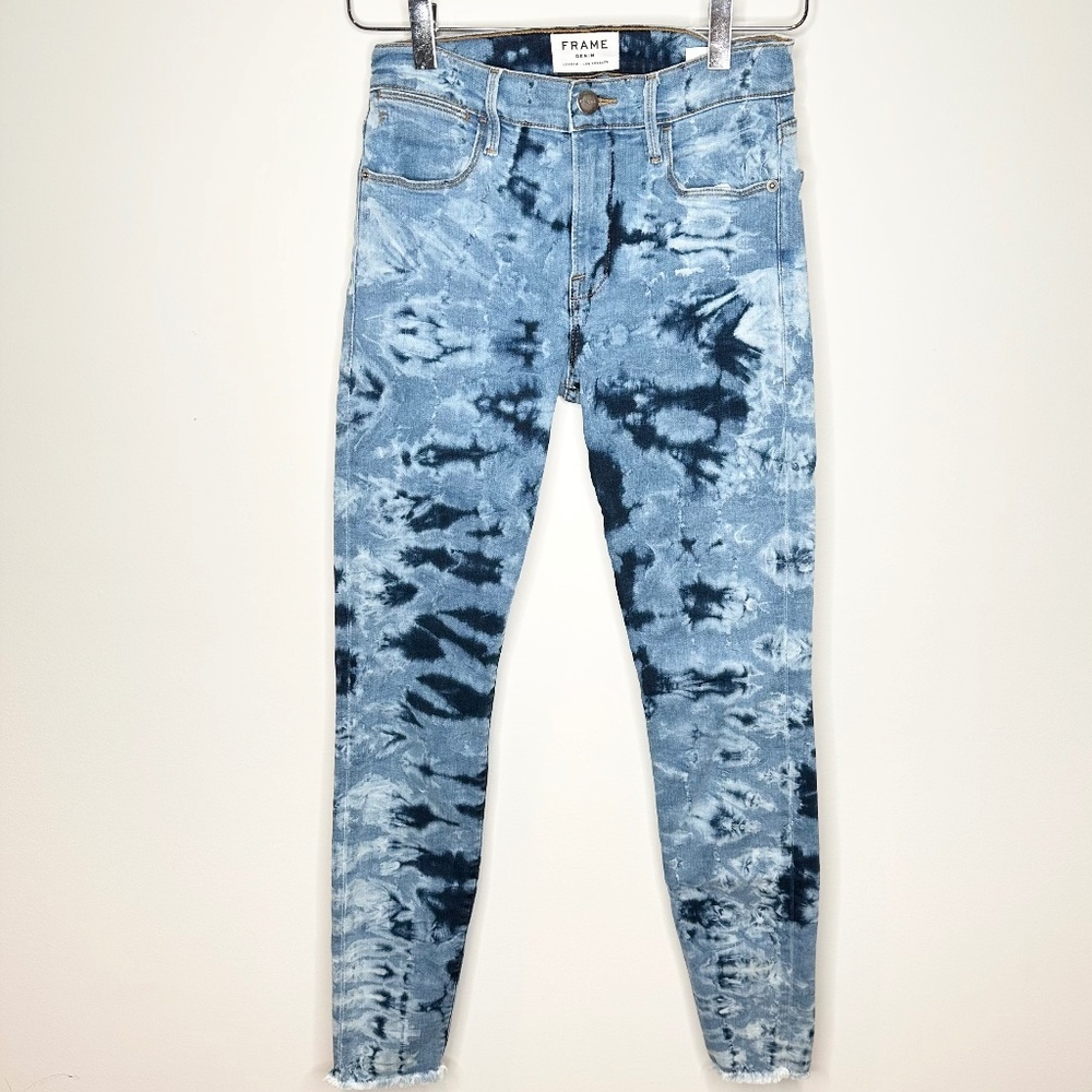 FRAME Women's Le High Skinny Raw Edge Jeans Size 26